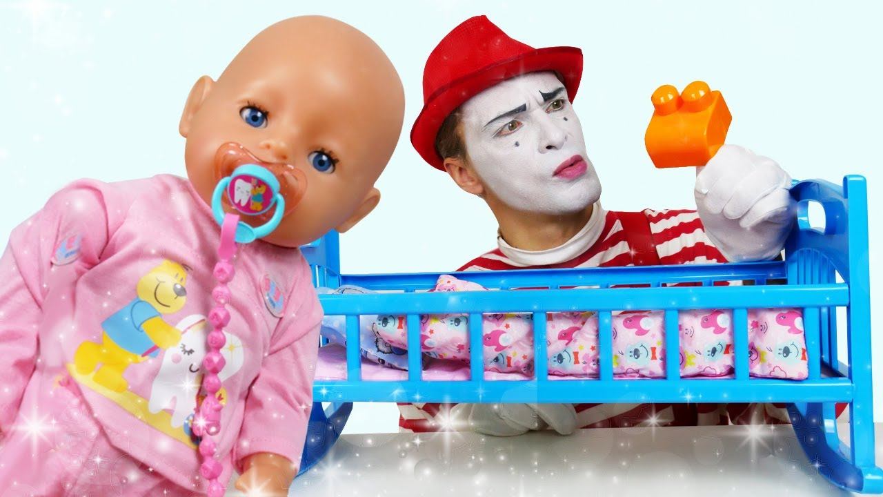 Куклы в видео онлайн - БЕБИ БОН не может заснуть! - Детские мультики и весёлые игры с Baby Born смотреть онлайн
