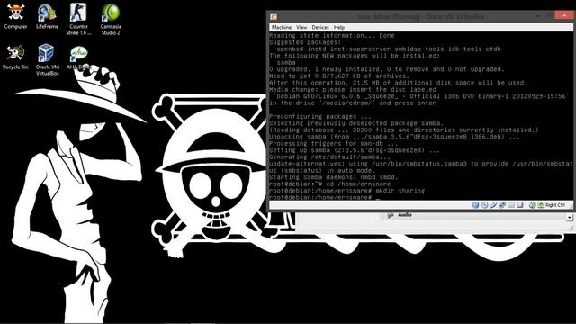 Samba debian 6 Virtualbox ! смотреть онлайн