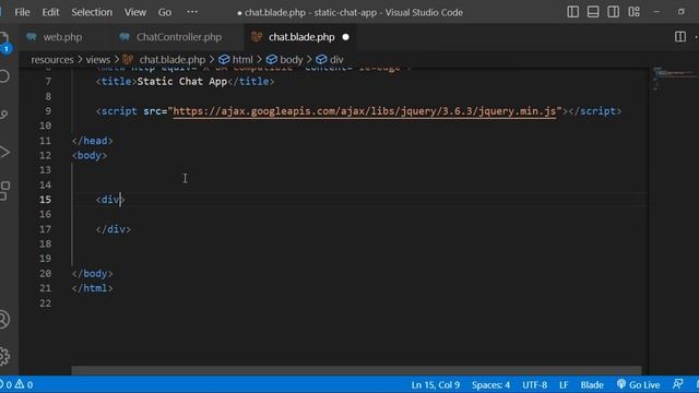 Static Chat App in Laravel WebSocket - Laravel WebSocket Chat App Part #1 смотреть онлайн