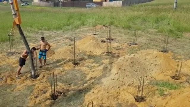 Пролили сваи в Емельяново . т.2-090-777 смотреть онлайн