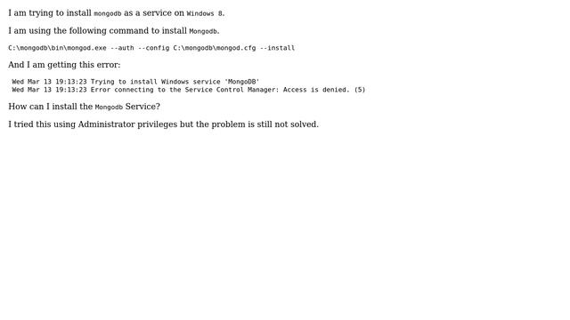 DevOps & SysAdmins: Install mongodb as a service on Windows 8 (2 Solutions!!) смотреть онлайн