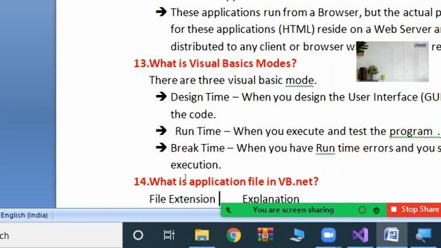 VB.NET(.NET Terminology(Part-2))for BCA AKU 5th Sem, 20-09-21 смотреть онлайн