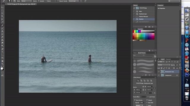 Photoshop CS6: Content Aware and Spot Healing tools