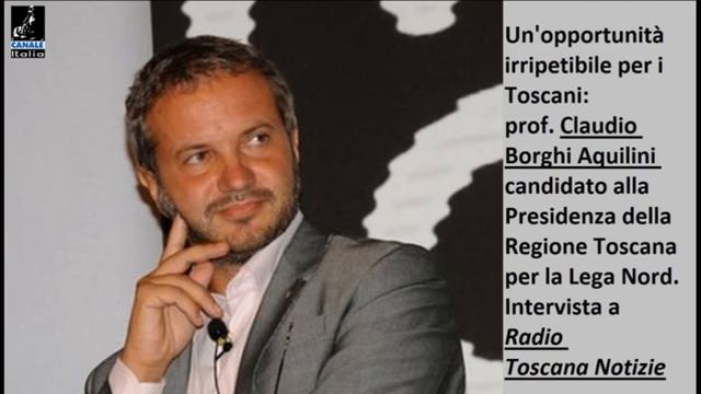 Prof. Claudio Borghi candidato alla Presid. della Regione Toscana. смотреть онлайн