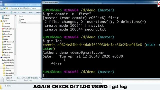 #8 HOW TO COMMIT THE FILES IN GIT смотреть онлайн