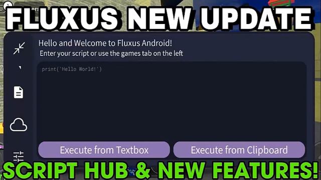 FLUXUS EXECUTOR MOBILE NEW UPDATE ! Fluxus Download Better than Hydrogen Executor and Arceus X смотреть онлайн