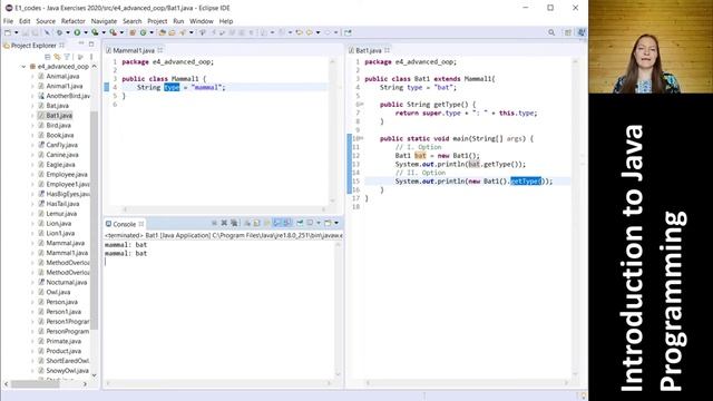 JAVA - E4 - Advanced OOP - Part 2 смотреть онлайн