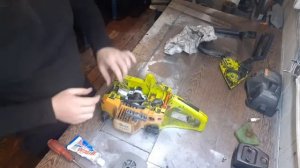 Замена поршневой на бензопиле Poulan 2150/ Partner 350