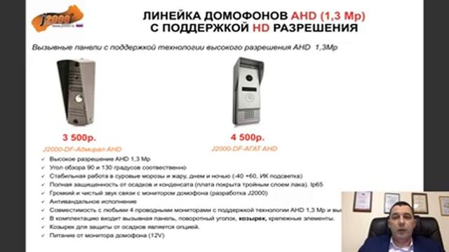 Обзор домофона J2000. Бюджетные HD домофоны - будущее уже сегодня!