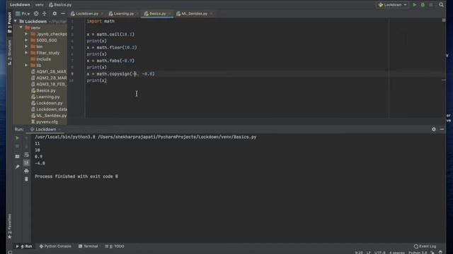 Math_Library_Python: #Math #Python #Pycharm смотреть онлайн