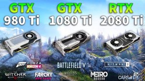 GTX 980 Ti vs GTX 1080 Ti vs RTX 2080 Ti Test in 8 Games