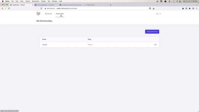 6 Display Communities - Full Stack Reddit Clone with Laravel InertiaJS смотреть онлайн