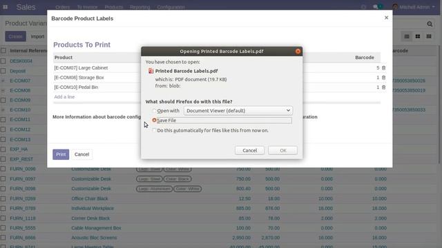 How to Print #Barcode Labels for All(Products/Templates/Sale/Purchase/Picking) | Odoo Apps #odoo16 смотреть онлайн
