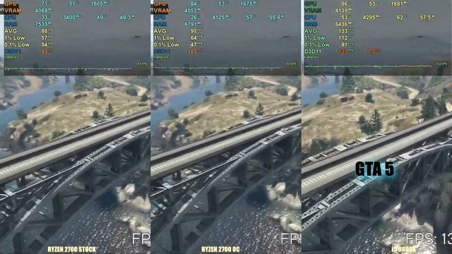 Intel i5 9600k vs Ryzen 2700 Stock vs 2700 OC смотреть онлайн