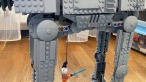 Обзор на  имперский шагохот Ат ат  звёздные войны Лего