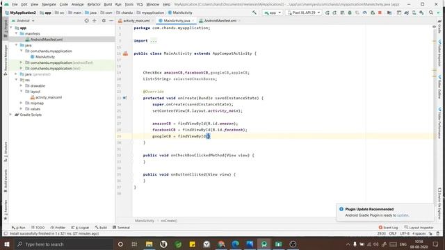 CheckBoxes | Android | Java | TechSparks смотреть онлайн