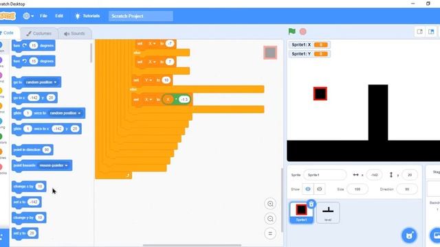 How To Make A Platformer On Scratch || Physics, Wall Jump, Slope Detection, Spikes смотреть онлайн
