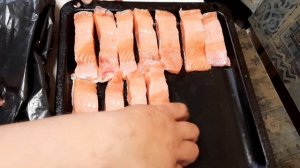 Кета, семужного посола в банке, малосольная рыба длительного хранения