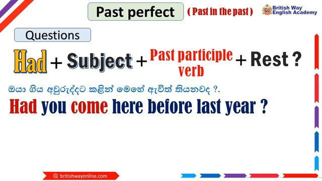 past perfect tense lesson || british way full english lesson смотреть онлайн