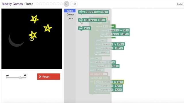 Blockly Games - Turtle: Level 9 Hints смотреть онлайн