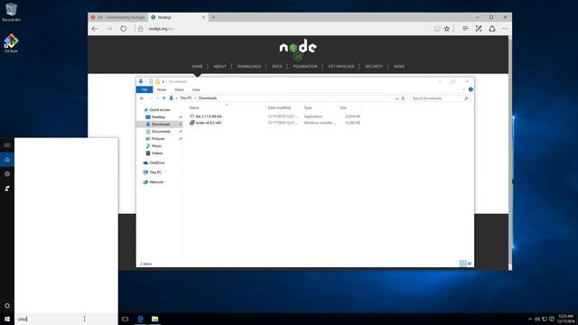 Installing NPM, Node, Git And Gulp on Windows смотреть онлайн
