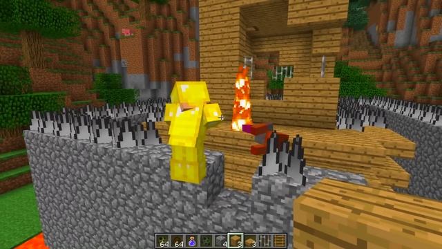 ЗАЩИЩЕННЫЙ ДОМ НУБА ПРОТИВ ДОМ ПРО В ЗОМБИ АПОКАЛИПСИС В МАЙНКРАФТ! НУБ И ПРО ПРОТИВ 100 ЗОМБИ смотреть онлайн