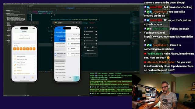 SwiftUI iOS App Development - TipKit implementation | co-working LIVE ? смотреть онлайн