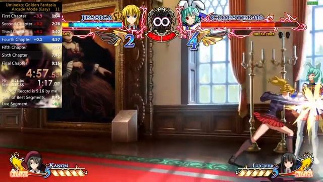 Umineko: Golden Fantasia Arcade Mode (Easy) - 9:13