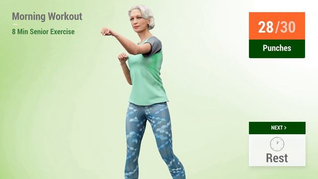 8 MIN MORNING EXERCISES FOR SENIORS (Over 60s) - FULL BODY WORKOUT
