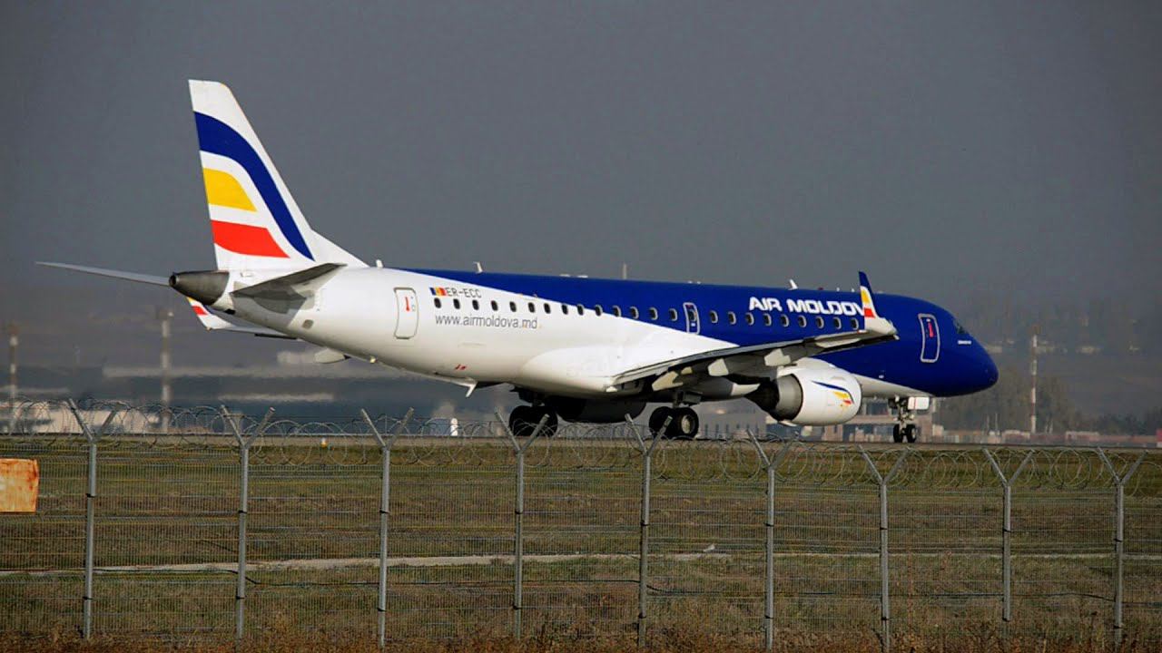 Air Moldova  Embraer 190 ER-ECC | Chisinau International Airport (KIV/LUKK) | Moldova