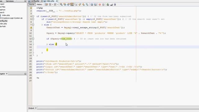 NetBeans PHP Tutorial - Search Script #11 смотреть онлайн