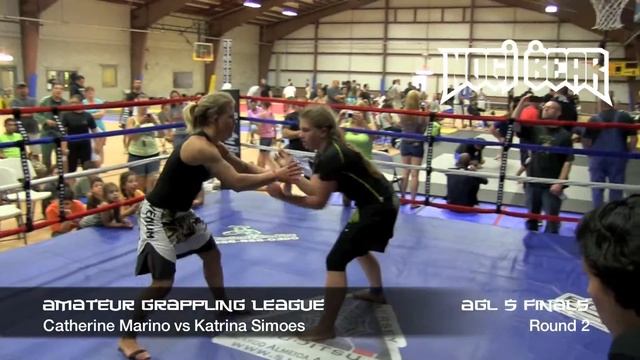 Catherine Marino vs Katrina Simoes - AGL 5 Amateur Grappling League™ Women's Finals смотреть онлайн