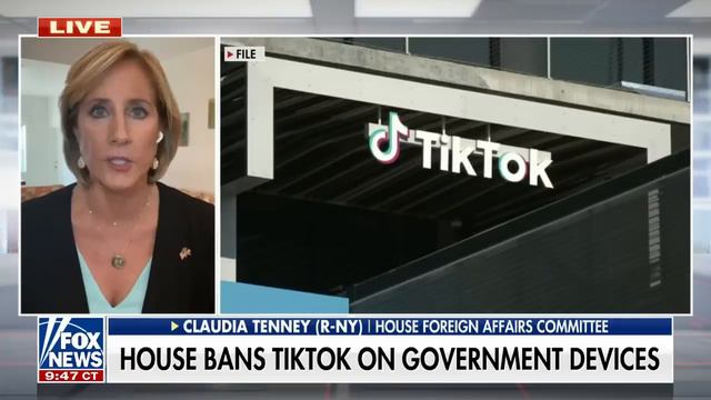 Banning TikTok on government devices is only the 'first step': Rep. Tenney смотреть онлайн