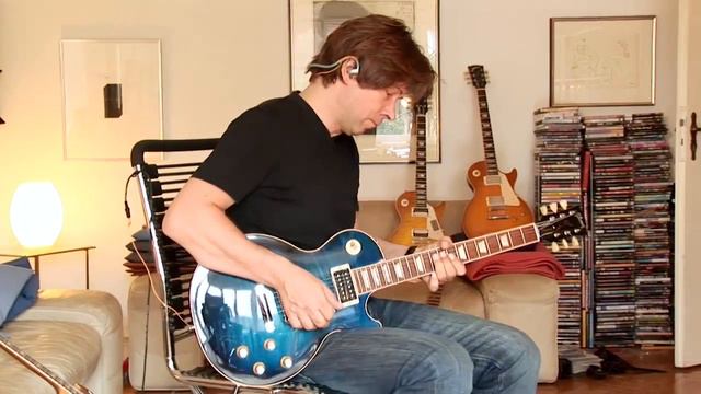 2011 Gibson Les Paul Classic Plus Flametop/50ths Neck Manhattan, Midnight Blue Part1 смотреть онлайн