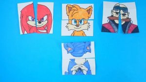TUTORIAL Sonic Transformations. Endless card DIY. Paper toy antistress Idea. PAPER CRAFTS for FANS