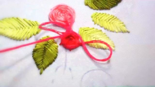 ★Hand Embroidery➔ WebRosa?#malina_gm