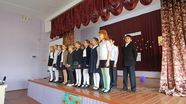4 класс - песня ко дню учителя 2015. смотреть онлайн