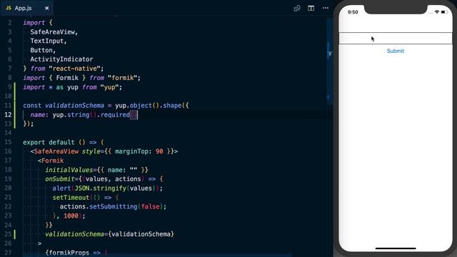 Yup Validation Basics | Building and Validating Forms with Formik & Yup смотреть онлайн