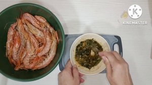 Запечённые в духовке лангустины.