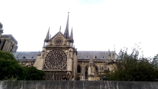 Notre Dam Views from River Seine смотреть онлайн