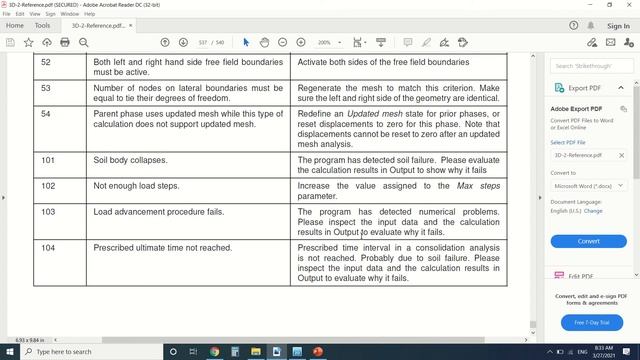 plaxis error code 103 load advancement procedure fails смотреть онлайн
