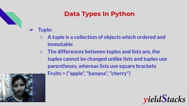 Python3 | Data Types| Python Tutorial | YieldStacks смотреть онлайн