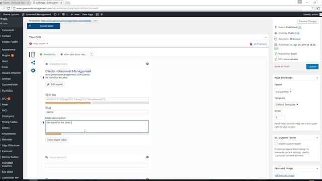 Yoast SEO. Add Meta Description смотреть онлайн