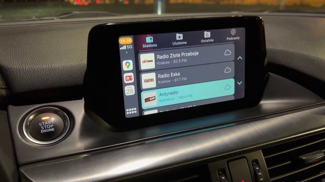 APPLE CARPLAY MAZDA 2,3,6,CX-3,CX-5,CX-9,MX-5,CX-30,CX-60, Google Maps Spotify Polskie MENU смотреть онлайн