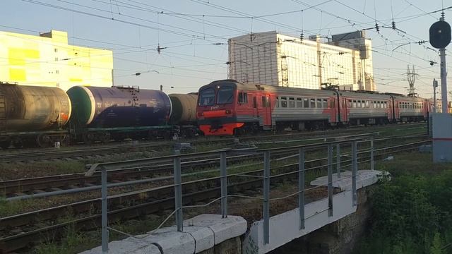 Электропоезд ЭД9М-0193 сообщением Ряжск - Рязань-2 смотреть онлайн