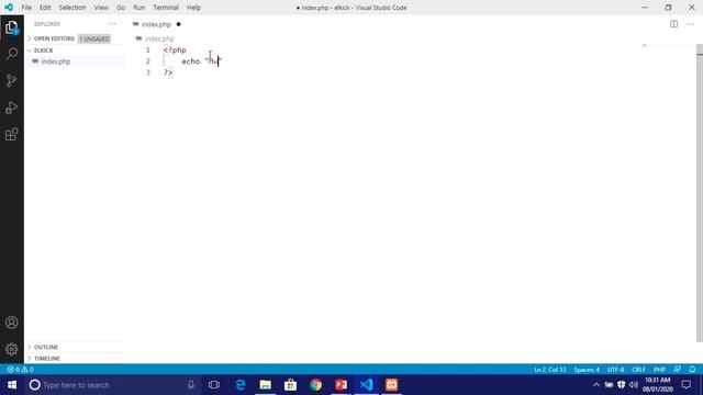PHP Tutorial For Beginners #4 | Basic Syntax Of PHP | Hello World |PHP Case Sensitive or Not|ELKICK смотреть онлайн