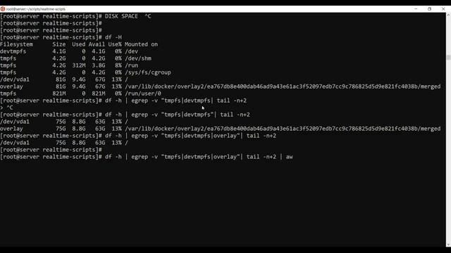 #Disk Monitoring using Bash Script in Telugu | Watch Bash Scripting Playlist. смотреть онлайн