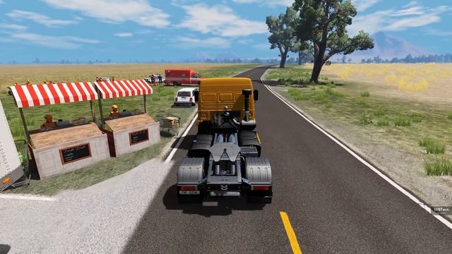 НЕ ЗАКРЕПИЛ ПРИЦЕП! ОСТАНОВИТЬ ЕГО УЖЕ НЕВОЗМОЖНО | BeamNG.drive смотреть онлайн