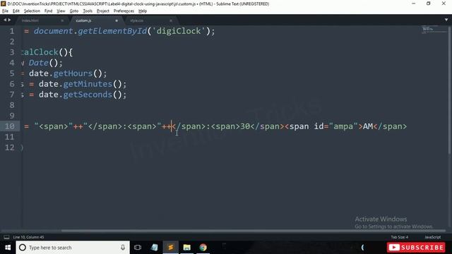 Create Digital Clock using JavaScript | Digital Clock create using HTML CSS and JavaScript смотреть онлайн
