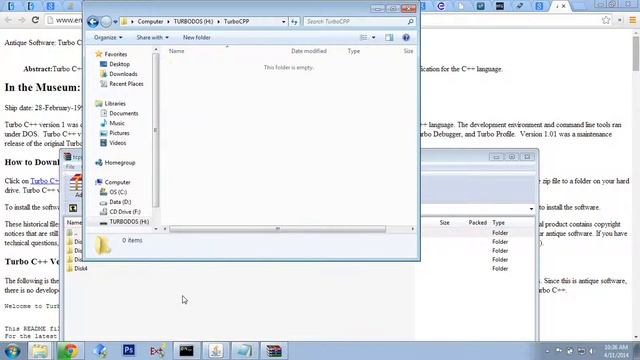 Bootable USB with Turbo C++ on FreeDOS смотреть онлайн